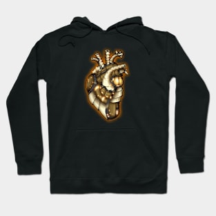 Robot Heart- Gold Hoodie